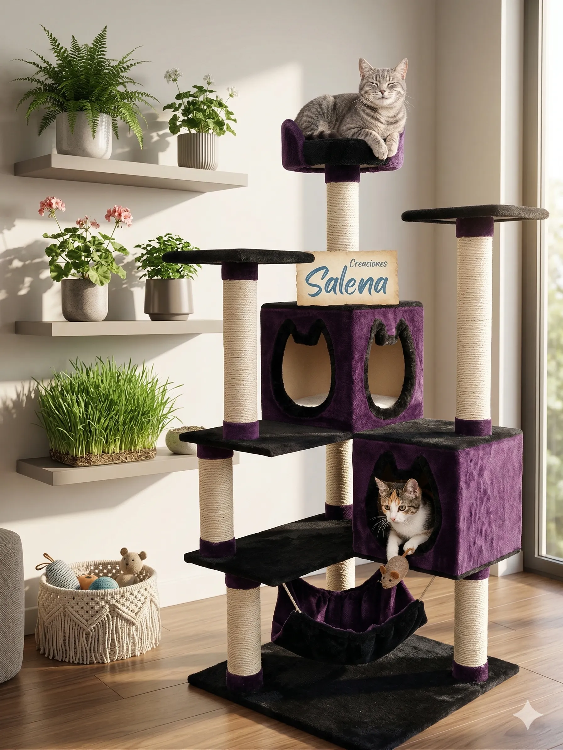 Fotografía de Diseño Wall-Custom (Pared) - Gimnasio para gato